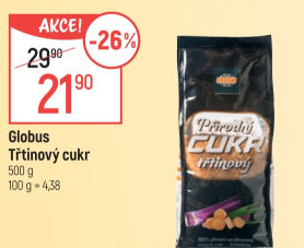 Třtinový cukr Globus