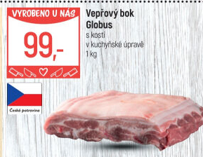 Vepřový bok s kostí Globus