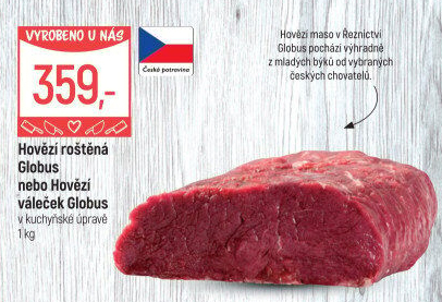 Hovězí roštěná Globus