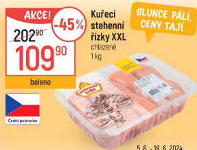 Kuřecí stehenní řízky Vodňanské kuře