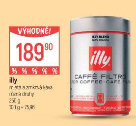 Mletá káva Espresso Illy