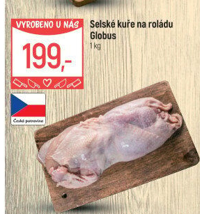 Selské kuře na roládu Globus
