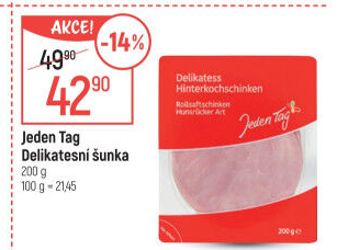 Šunka delikatesní Jeden Tag