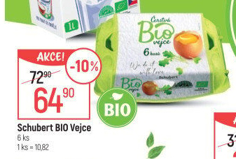 Vejce bio natur Schubert