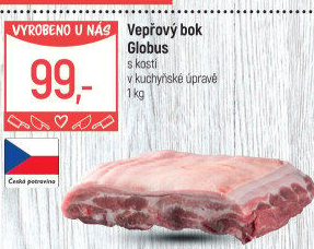 Vepřový bok s kostí Globus
