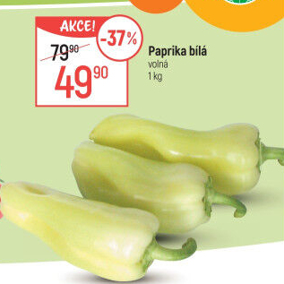Paprika bílá