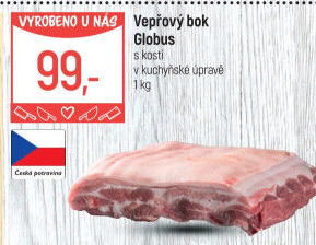 Vepřový bok s kostí Globus