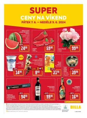 akční leták BILLA 5.6.2024-11.6.2024