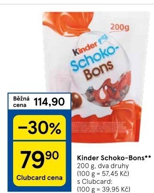 Bonbony Schokobons Kinder