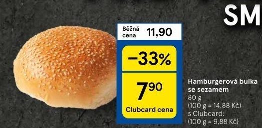 Bulka na hamburger