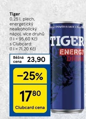 Energetický nápoj Tiger