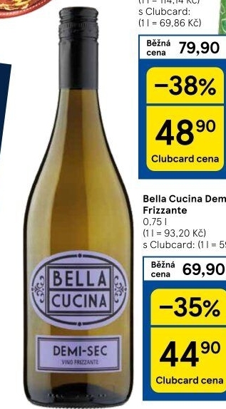 Frizzante Demi Sec Bella Cucina