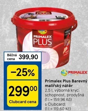 Interiérová barva Primalex Plus