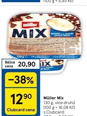 Jogurt Müller Mix