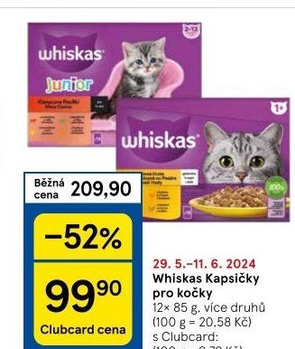 Kapsičky pro kočky Whiskas