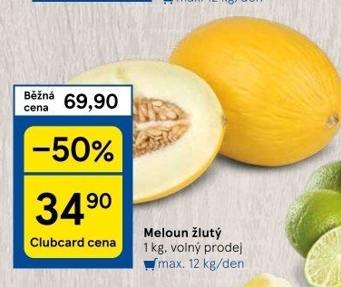 Meloun žlutý