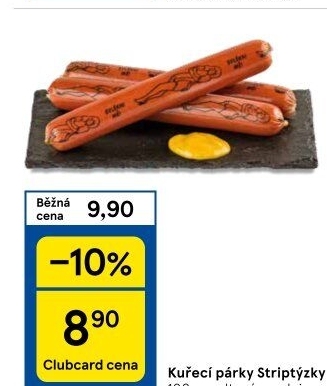 Párky kuřecí striptýzky