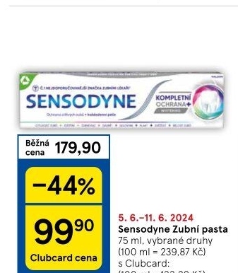 Pasta na zuby Sensodyne