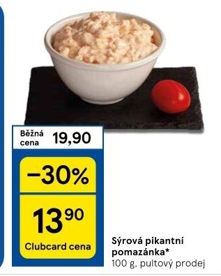 Pikantní sýrová pomazánka