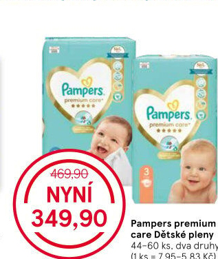 Pleny dětské Pampers Premium Care