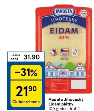 Sýr Eidam Jihočeský Madeta