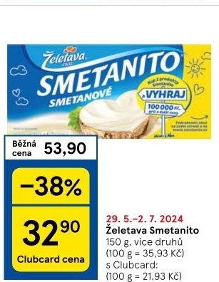 Sýr tavený Smetanito Želetava