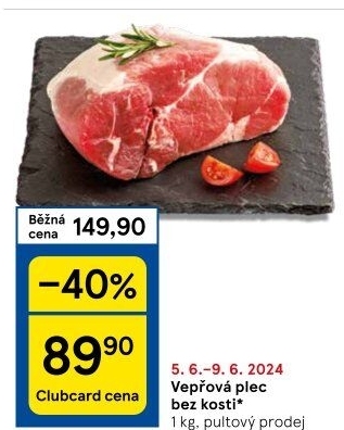 Vepřová plec bez kosti