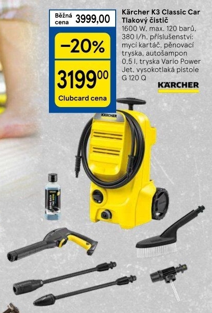Vysokotlaký čistič K3 Kärcher