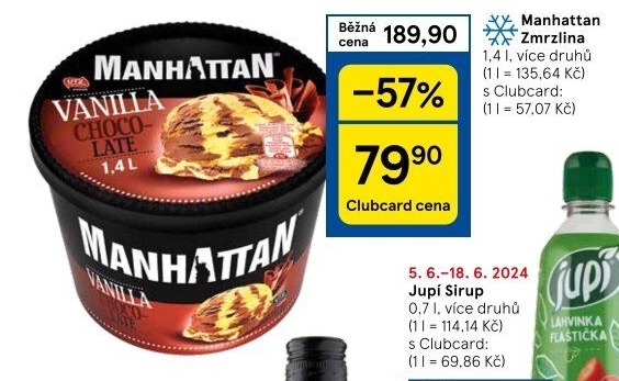 Zmrzlina v kelímku Manhattan Nestlé