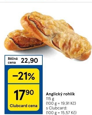 Anglický rohlík