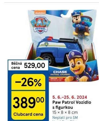Autíčko Paw Patrol Spin Master