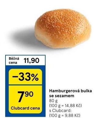 Bulka na hamburger