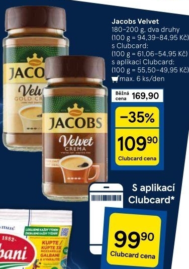 Instantní káva Jacobs Velvet