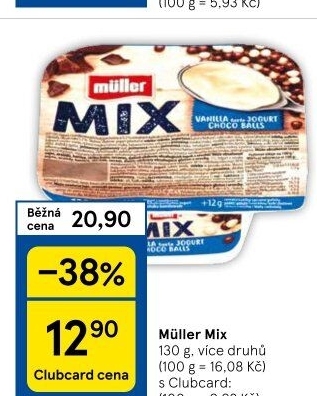 Jogurt Müller Mix