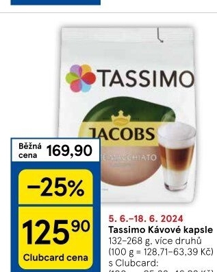 Kapsle Tassimo Jacobs