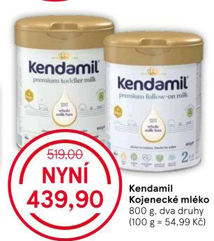 Kojenecká výživa Kendamil