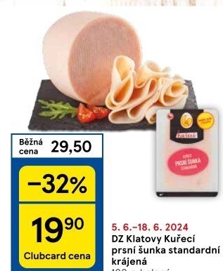 Kuřecí šunka prsní standard DZ Klatovy