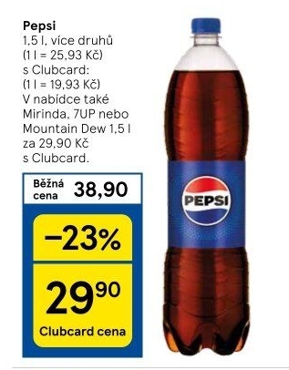 Limonáda Pepsi