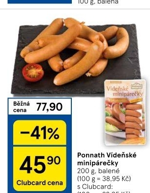 Minipárečky vídeňské Ponnath
