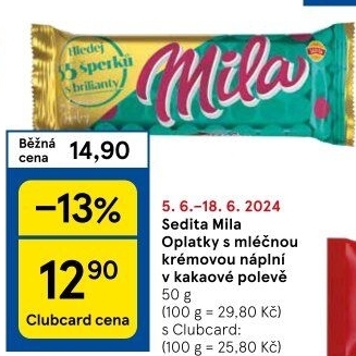 Oplatky Mila Sedita