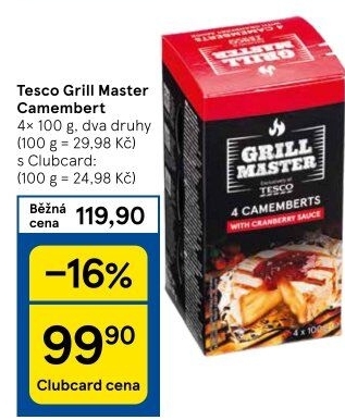 Sýr Camembert na gril Grill Master Tesco