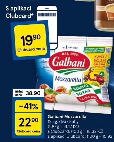 Sýr Mozzarella Galbani