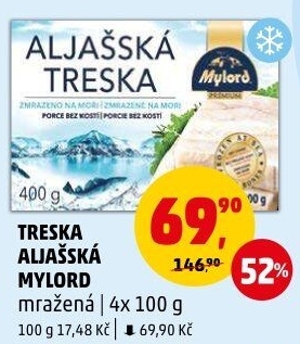 Aljašská treska mražená Mylord