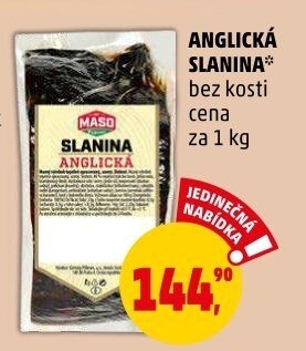 Anglická slanina Maso Příbram