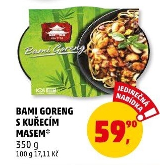 Bami Goreng s kuřecím masem