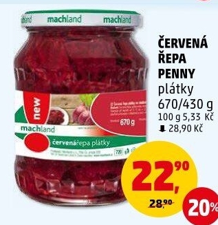 Červená řepa Machland