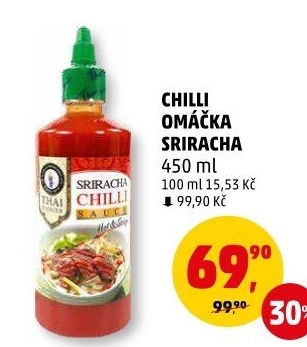 Chilli omáčka Sriracha