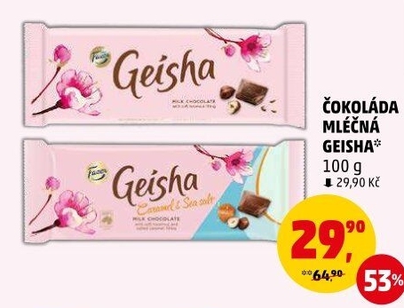 Čokoláda Geisha