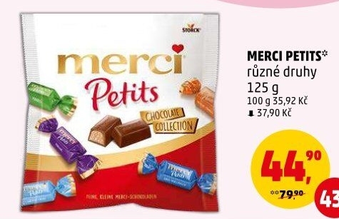 Čokoládové bonbony Petits Merci