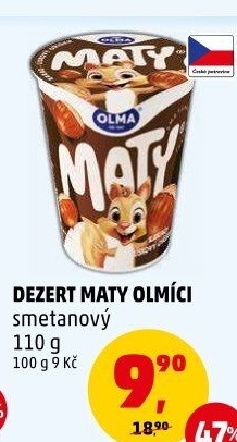 Dezert Olmíci Maty Olma